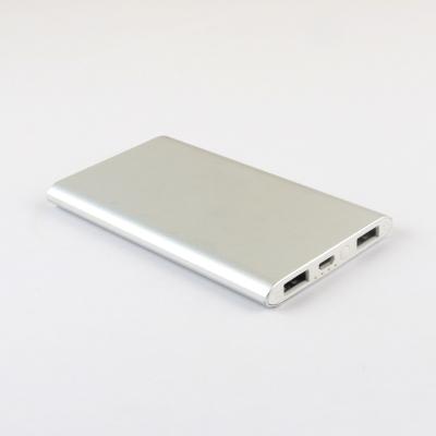 China Engraving LOGO Metal Portable Power Bank 5000MAH with Optimized Heat Dissipation for sale