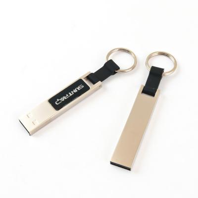 China Metal LED Light USB Flash Drive Shiny When Reading On Computer USB 2.0 Fast for sale