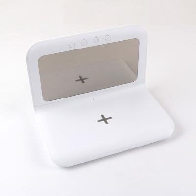 China Plastic Collapsible Clock Wireless Charger White Color 20W Fast Speed for sale