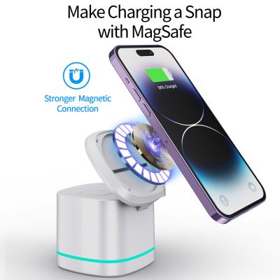 China Multifunction Wireless Charger Fast Charge Wireless Charging Pad Qi Standard for sale
