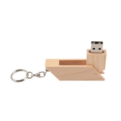 China Rectangular Wooden USB Flash Drive Item Bamboo Wood/Maple Wood Support OEM 0°C To 60°C à venda