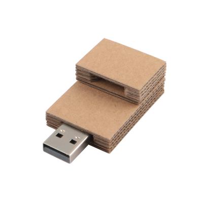 China Rectangular Paper USB Flash Drive Eco-Friendly Material USB 2.0 And USB 3.0 for sale