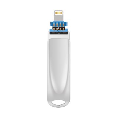 Chine Silver TYPE C usb 3 in one featuring USB 2.0 USB 3.0 And Type C Connector à vendre