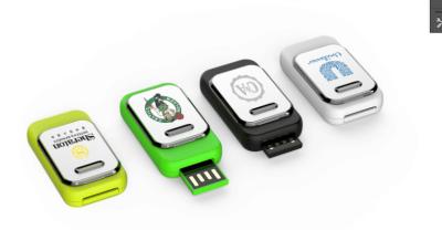 중국 고무 코팅 플라스틱 USB 스틱 256GB 메모리 검은색/백색 토시바 칩 판매용