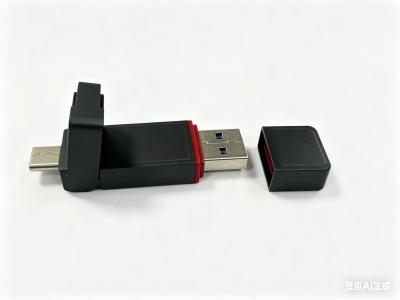 중국 유형 C 항구를 가진 총 검정 금속 Usb 섬광 드라이브는 고객 요구에 따릅니다 금속 몸은 레이저 로고 할 수 있습니다 판매용