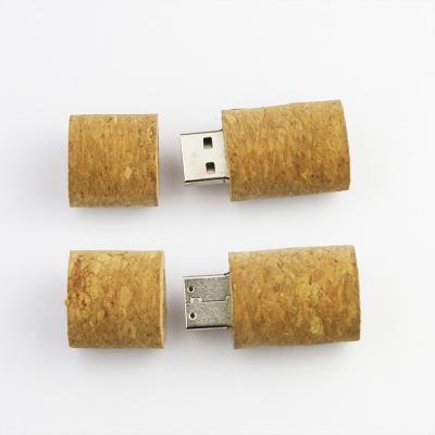 China Red Wine Bottle Stopper Wooden USB Flash Drive 3.0 128GB 80MB/S for sale