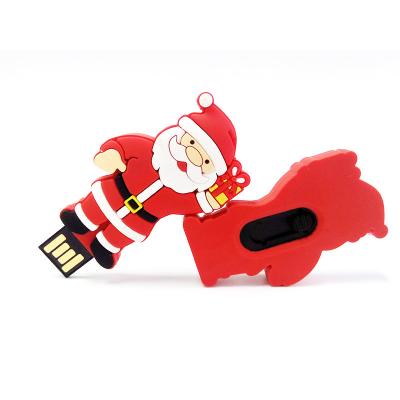 Chine Cadeau de Noël Personnage de dessin animé Clé USB 2.0 15 Mo/S 64 Go 128 Go à vendre