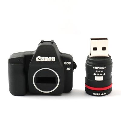 China Pvc Camera Shape Personalized Flash Drives USB 2.0 3.0 ROHS Approved for sale