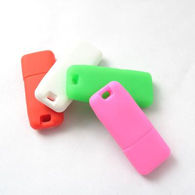 China 2D Silicone Custom Printed Usb Drives USB 2.0 70MB/s 512GB Open Mould for sale