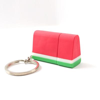 중국 PVC 개방 몰드 귀여운 USB 스틱 수박 딸기 초콜릿은 형성했습니다 판매용