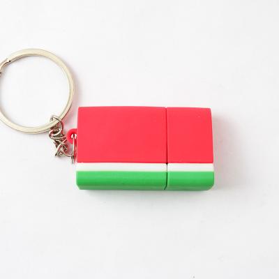 중국 PVC 개방 몰드 귀여운 USB 스틱 수박 딸기 초콜릿은 형성했습니다 판매용