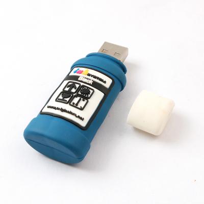 중국 잉크 통은 맞춘 USB 플래시 드라이브 USB 2.0 3.0 H2 테스트 256GB를 형성했습니다 판매용