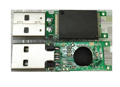 China Microplaquetas de memória Flash impermeáveis PCBA USB 2,0 3,0 256GB 1TB 15MB/S à venda