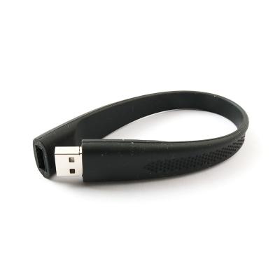 China 2.0 3.0 Silicone Wristband USB Flash Drive Bracelet Upload Data For Free for sale