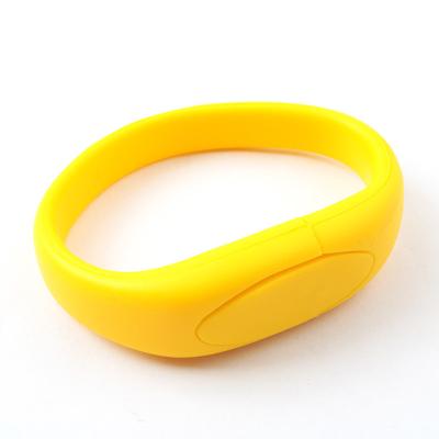 China 30MB/S Fast Speed Silicone Wristband USB Flash Drive Bracelet 2.0 3.0 8GB 16GB for sale