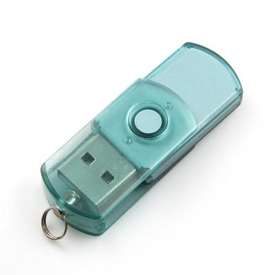 China Transparent Case Twist USB Drive 2.0 3.0 256GB memory stick ROSH approved for sale