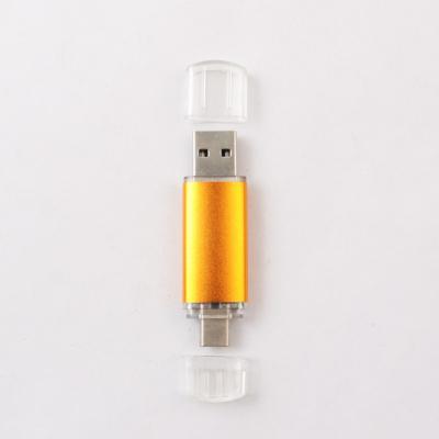 China Metal 256GB OTG USB Flash Drive Laser Logo For Android Iphone for sale