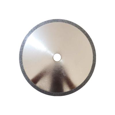 China 4mm Nickle Electroplated CBN Grinding Wheels Iron Casting for sale