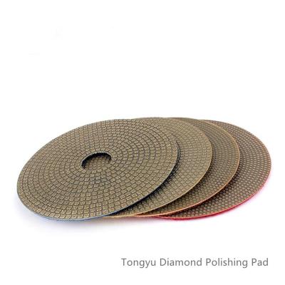 China Electroplated Diamond Polishing Pads For Tiles Surface Polishing for sale