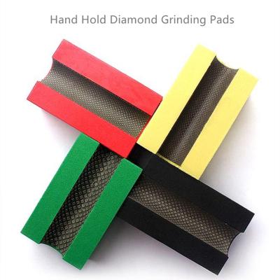 China polonês do material da cerâmica de 20mm Diamond Hand Polishing Pads For à venda