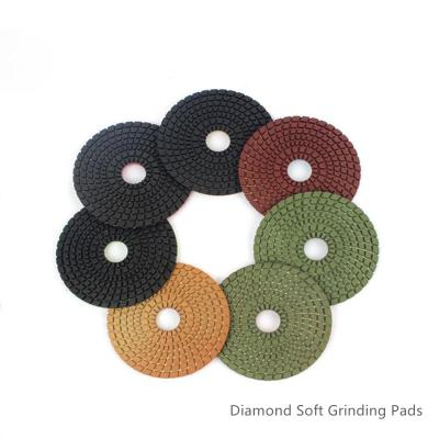 China Wet Abrasive Dressing Tools 80mm Velcro Cloth Stone Grinding Polishing for sale
