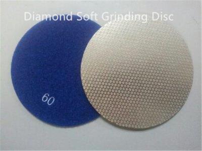 China 50mm Soft Grinding Disc Resin Bonded Diamond Without Inner Hole for sale
