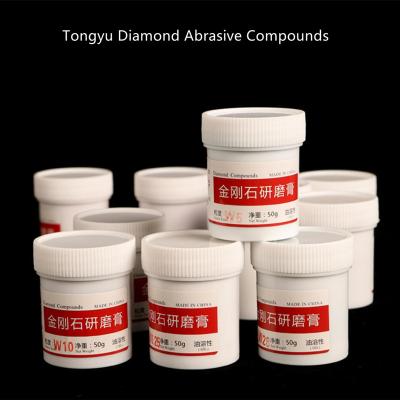 China 50 Grams Diamond Paste Polishing Compound Plastic Bottle Diamond Lapping Paste for sale