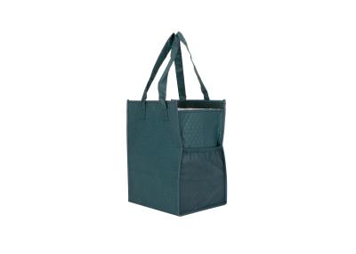 China Sacos de empacotamento não tecidos de alumínio da folha, sacos de mantimento reusáveis livres com punhos à venda