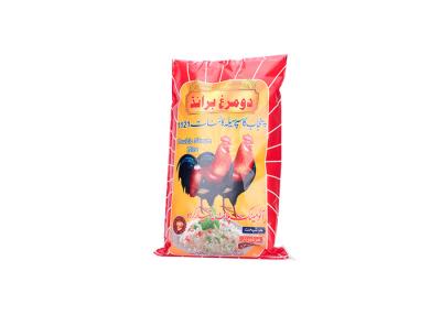 China Red Rice Packaging Bags Thai Frangrant Rice PP Woven Sacks Bopp Film Printing for sale