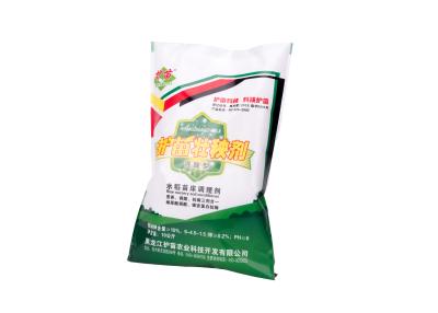 China Waterproof Fertilizer Packaging Woven Plastic Sacks With BOPP Laminated Glossy OPP Film for sale