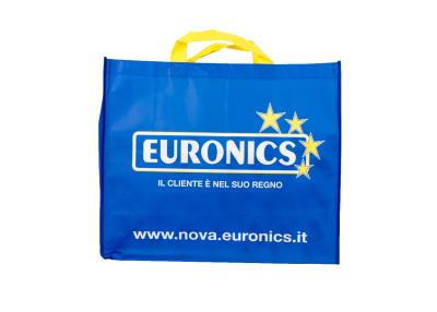 China Custom Printed Non Woven Shopping Bags For Promotional / Grocery / Retail for sale