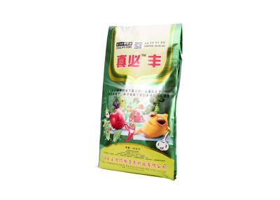 China Moisture Proof Fertilizer Packaging Bags PP Woven Laminated Side Gusset for sale