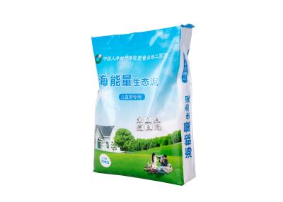 China PP Plastic Fertilizer Packaging Block Bottom Valve Bag 25kg Loading Weight for sale