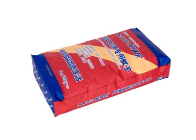 China Polypropylene Material Cement Packing Bags , High Strength Flat Bottom Valve Paper Bags for sale