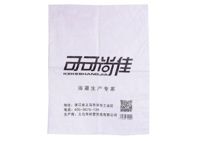 China White Woven Polypropylene Bags With Double Stitches Bottom Gravure Printing for sale