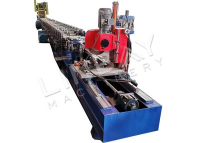 China Galvanized Steel Post Roll Forming Machine High Speed Automatic for sale