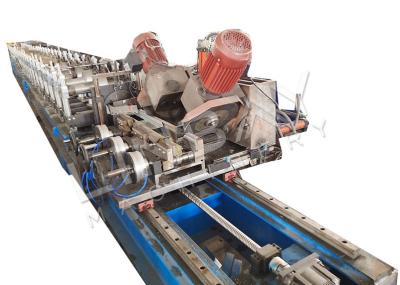 China 11kw Metal Door Jamb Roll Forming Machine High Speed Galvanized Steel With Double Saw Cut for sale