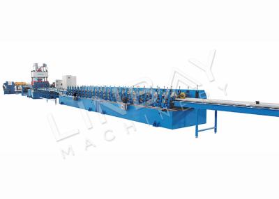 China Hydraulic Punch Metal Door Roll Forming Machine Fireproof High Speed for sale
