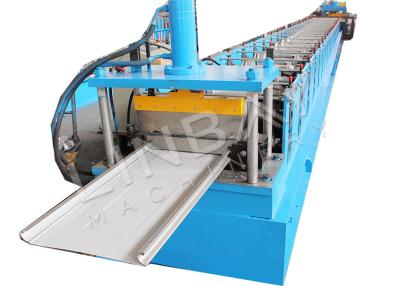 China Full Automatic Steel Door Frame Roll Forming Machine Chain Drive for sale