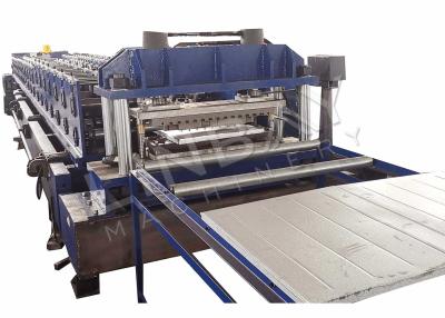 China Shelf Pallet 15kw Roofing Sheet Roll Forming Machine Galvanized Steel for sale
