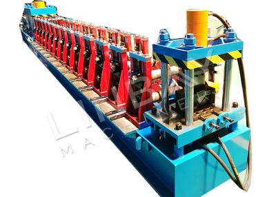 China 1.8mm Pallet Rack Roll Forming Machine Supermarket Shelving Steel Slotted Angle Rack for sale