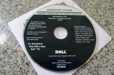 China windows 7 professional SP1 64bit OEM discs with Dell Computer Utility Software for sale