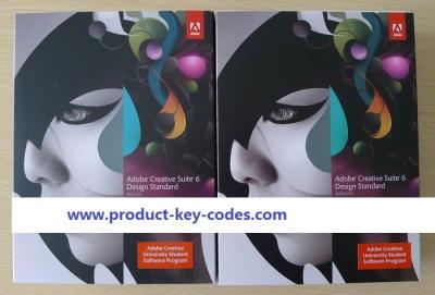 Chine Logiciel Dvd, norme de conception graphique d'Adobe d'édition d'étudiant et de professeur de conception de Creative Suite 6 à vendre