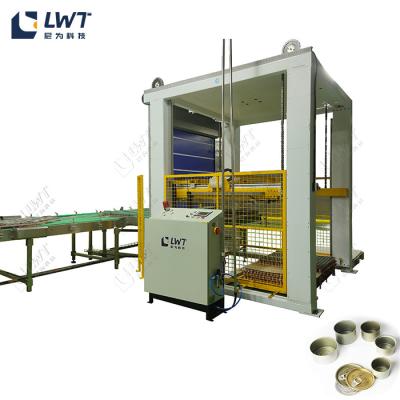 China Automatic Filled Can Gantry Palletizer Machine Automatic Canning Depalletizer for sale