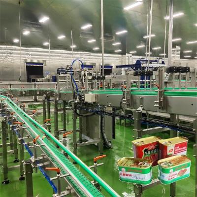 China Leadworld automatische bliklamp vlees productielijn blikjes rundvlees productielijn Te koop