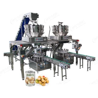 China Automatic Mushroom Sauce Glass Bottle Filling Equipment Filling Capping Labeling Machine for sale