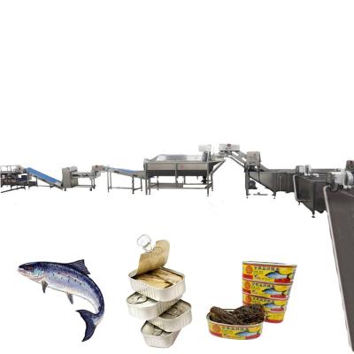 China LWT Electric Automatic Fish Canning Sardine Machine Fish Canned Processing Line for sale