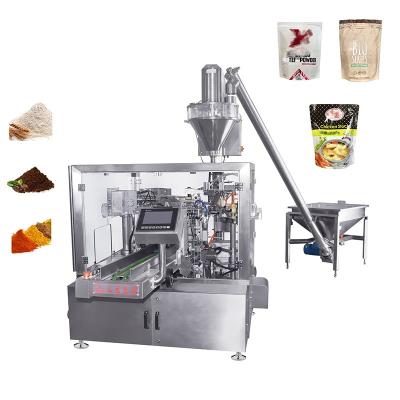 China Leadworld Multi-function Weighing Filling Packaging Small Stand Up Bag Sachets Spice Grain Tea Coffee Powder Packing Machine for sale