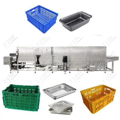 China Industry Cleaning Equipment Turnover Box / Basket / Tray Washing Machine for sale