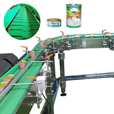 China Spezielle Lebensmittelverpackungslinie Kautschuk-Kunststoff-Rechtflächige Förderkette mit Oberbefestigung zu verkaufen